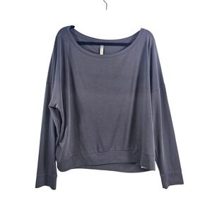 Fabletics Betty Pullover Womens Long‎ Sleeve Boat Neck Sweatshirt XL